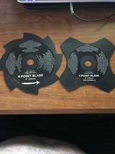 Blades for Weedeater x two /8 point Blade & 4 point Blade