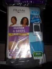 Fruit of the Loom Woman's Heather Briefs Pkg 6