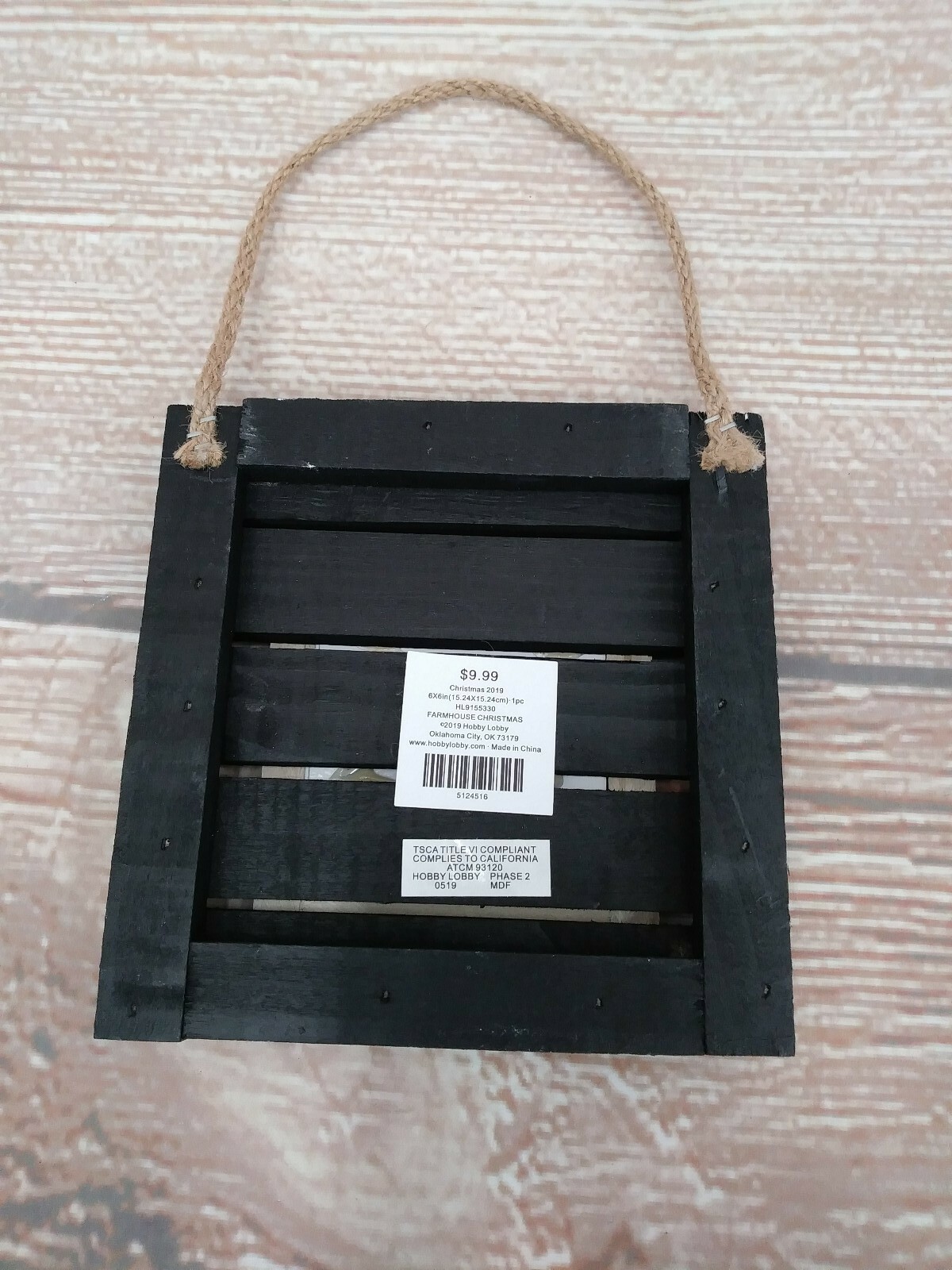 New! 'Merry Christmas Farmhouse Winter Holiday Wooden Pallet Sign Buffalo Check