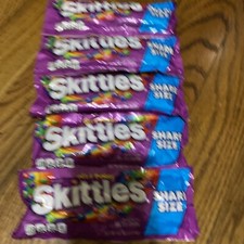 5 Pack - Skittles Wild Berry Flavor Candies  King Size 4oz - Best Before 01/25