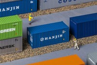 Faller 180825 Spur H0 Container 20' MaßE 69,5 X 28 X 30Mm Hanjin Neu Ovp°