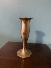 1 florero antiguo estilo trompeta iglesia. cáliz