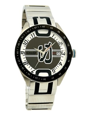 D&G , Dolce&Gabbana Mens Shuffled DW0317 Stainless Steel Bracelet