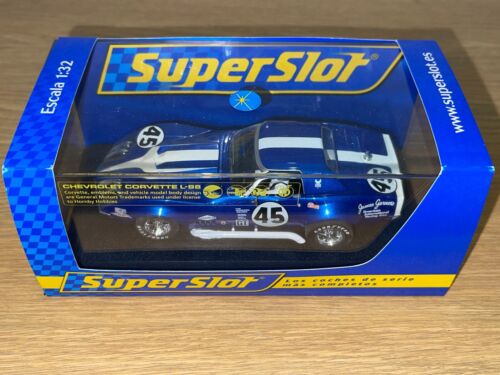 435- Scalextric Superslot Chevrolet Corvette L-88 #45 slot car 1:32 James Garner