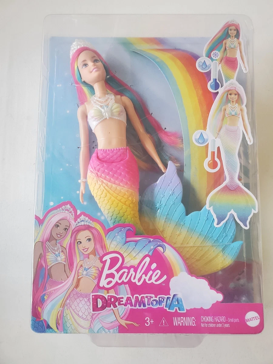 Barbie Dreamtopia Magic Mermaid Doll with Color Changing Rainbow