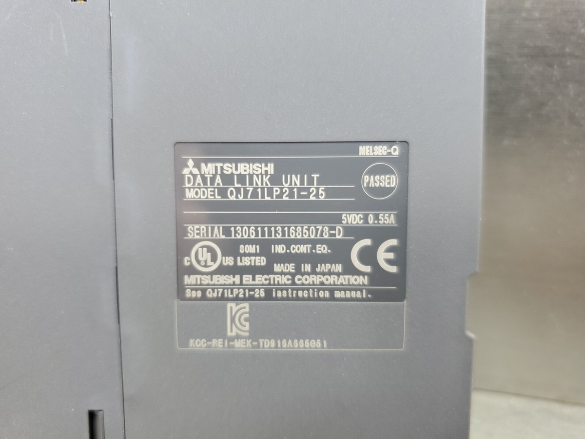 Mitsubishi QJ71LP21-25 MELSEC-Q Data Link Unit. 3E-46 | eBay