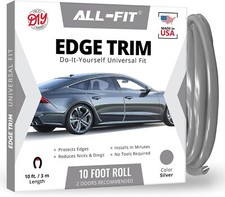 All-fit Car Door Edge Protector Guard From Scratches Dings U-shaped Silver All-fit Car Door Edge Protector Guard From Scratches Dings U-shaped Silver