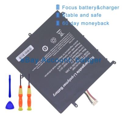 Genuine new 7.6V 4500mAh 34.2Wh NV-3167145-2S battery for Geobook 120 12.5 2E