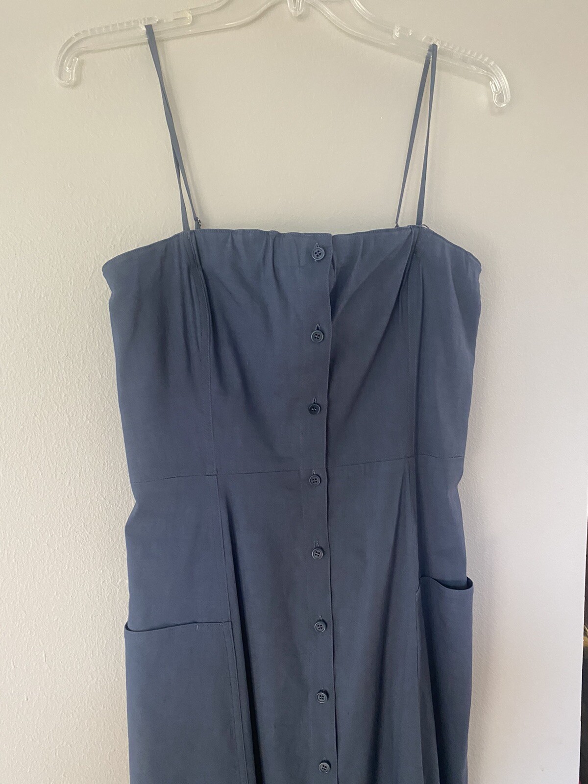 Theory Spaghetti Strap Button Down Strapless Slee… - image 7