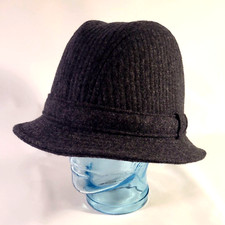PENDLETON grey Wool Bucket Style Fedora Sz L ...