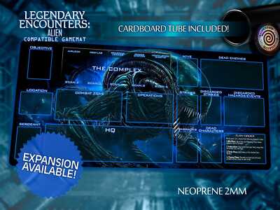 Legendary Encounters: ALIEN DBG Expansion Compatible Gamemat