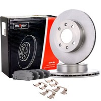 Maxgear Bremsscheiben 234Mm + BeläGe Hinten FüR Hyundai I10 PA KIA Picanto SA
