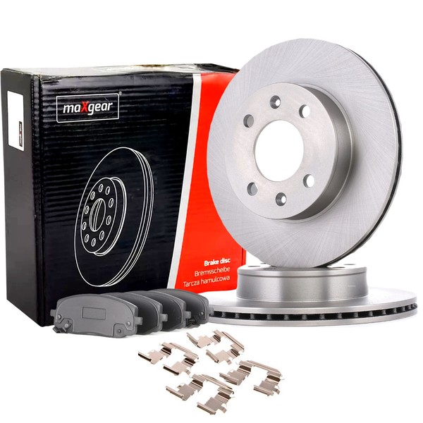 Maxgear Bremsscheiben 234Mm + BeläGe Hinten FüR Hyundai I10 PA KIA Picanto SA-image