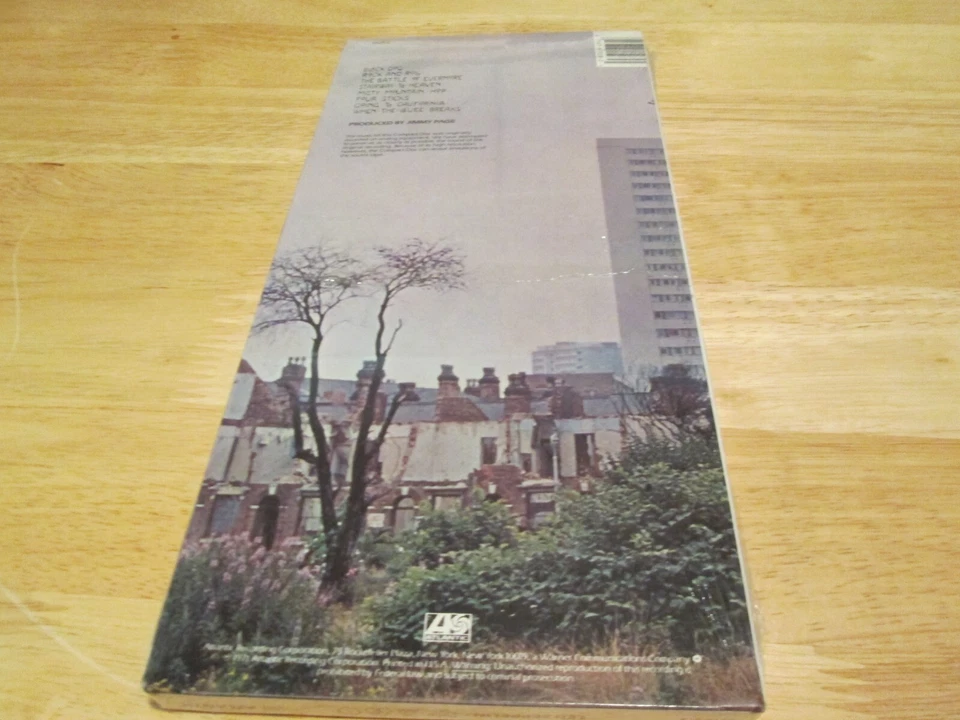 Led Zeppelin 4 IV ZOSO New Sealed 19129-2 Mega Rare Longbox Hard To Find - Image 2 of 4