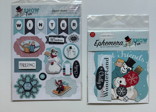 Carta Bella 12 x 12 Scrapbook Kit-Variations-Practically Perfect, Snow Fun, More - Picture 35 of 42