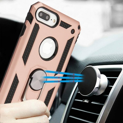 For iPhone 8 7 6s /Plus Hybrid 360 Ring Stand Rugged Protector Case Magnet Cover - 第 35/36 張圖片