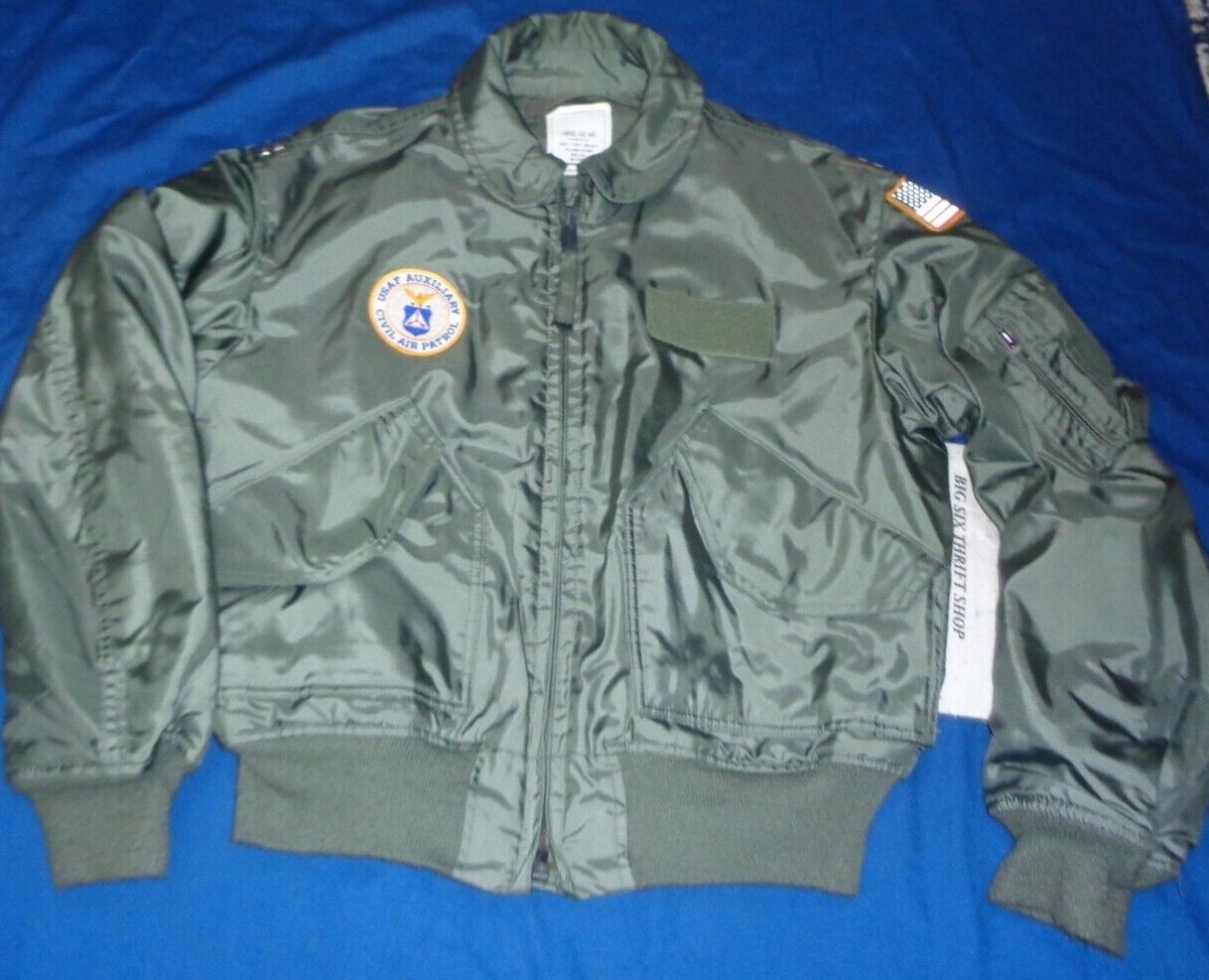 FLYER'S COLD WEATHER JACKET CWU-45/P SIZE: LARGE 42-44 NSN: 8415