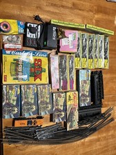 Vintage Train Lot w/ Trains, Cars, Truss Deck Bridges, Piers, Tracks, Controls