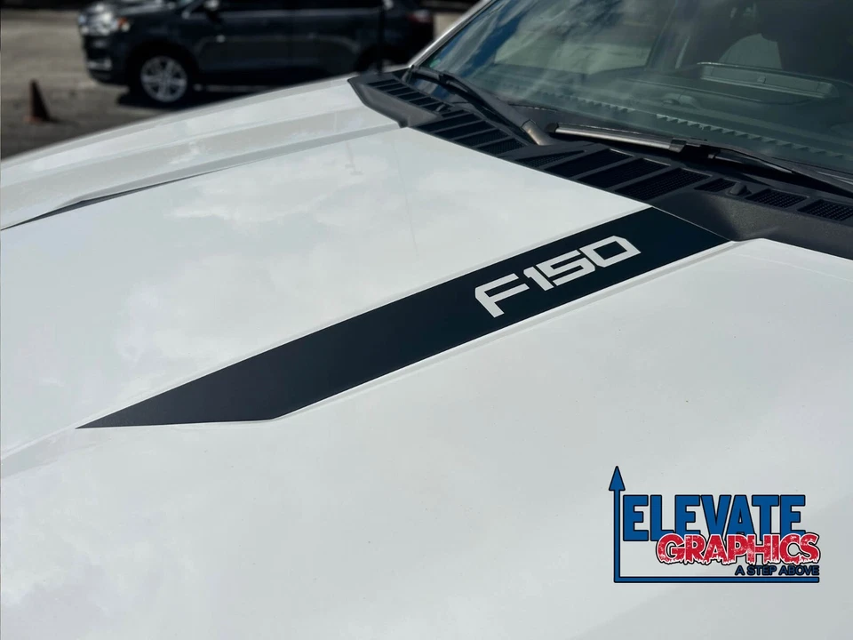 2021-2026 para Ford F150 calcomanías capó ancho lanza vinilo rayas pegatinas gráficos Foto 2 de 4