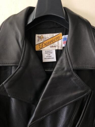 Schott Perfecto VETEMENTS Double Leather Riders Jacket Size M Made in USA