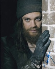 TOM PAYNE signed Autogramm 20x25cm THE WALKING DEAD in Person autograph COA