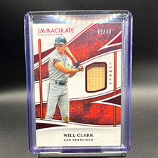 Panini Immaculate Collection 2026 Lumber Will Clark Bat Relic Lum-wc 4949 Panini Immaculate Collection 2026 Lumber Will Clark Bat Relic Lum-wc 4949