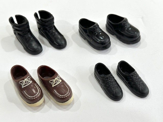 Ken Doll scarpe vintage lotto di 4 paia vestito e casual
