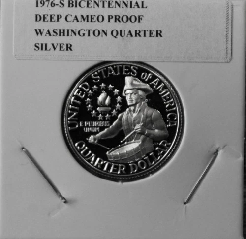SILVER GEM PROOF DEEP CAMEO 1976-S SILVER BICENTENNIAL QUARTER