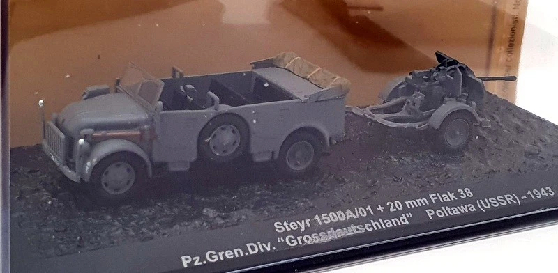 Altaya 1/72 Scale AL14820P - Steyr 1500A/01 + 20mm Flak 38 USSR 1943 - Image 2 of 2