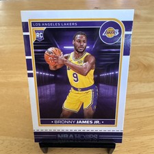 2024-25 NBA Hoops Bronny James Jr. Rookie Card RC #280 Lakers