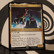 MTG Dark Leo & Shredder TMNT Universes Beyond Mythic W/B Legendary 0142