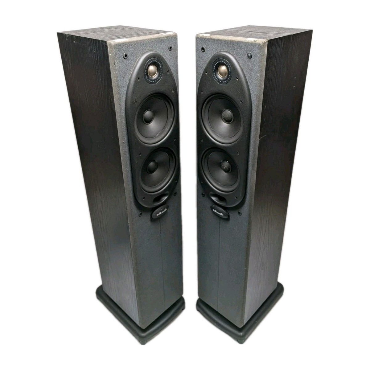 Vintage Polk Audio RT800 Tower Speakers Consecutive Serial Numbers