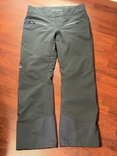 Obermeyer Bliss Ski Snowboard Pants Women  s Size 12 Dark Gray 3M Thinsulate