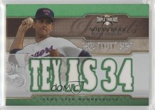 2014 Topps Triple Threads Legends Relics Emerald 9/18 Nolan Ryan HOF e8a