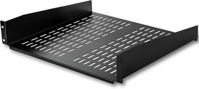 StarTech 2U Rack Shelf 16in 50lb Capacity