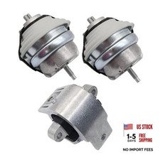 3 pcs Left and Right Engine Motor Mounts - Trans Mount Engine Motor Mounts