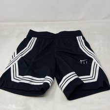 Nike Dri-FIT Fly Crossover Kids Shorts Black/White Size S