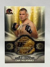 2014 Topps UFC Champions Cain Velasquez Champions Single Belt Relic CB-4