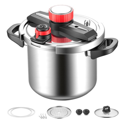 #ad Uimoso 8Qt Stainless Steel Pressure Cooker with Steaming Rack $59.99