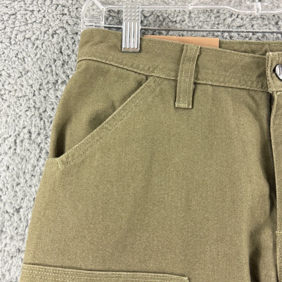 Pantalones de cáñamo Patagonia ajustados para todas las estaciones talla 6 verde carga pierna recta nuevos Foto 4 de 4