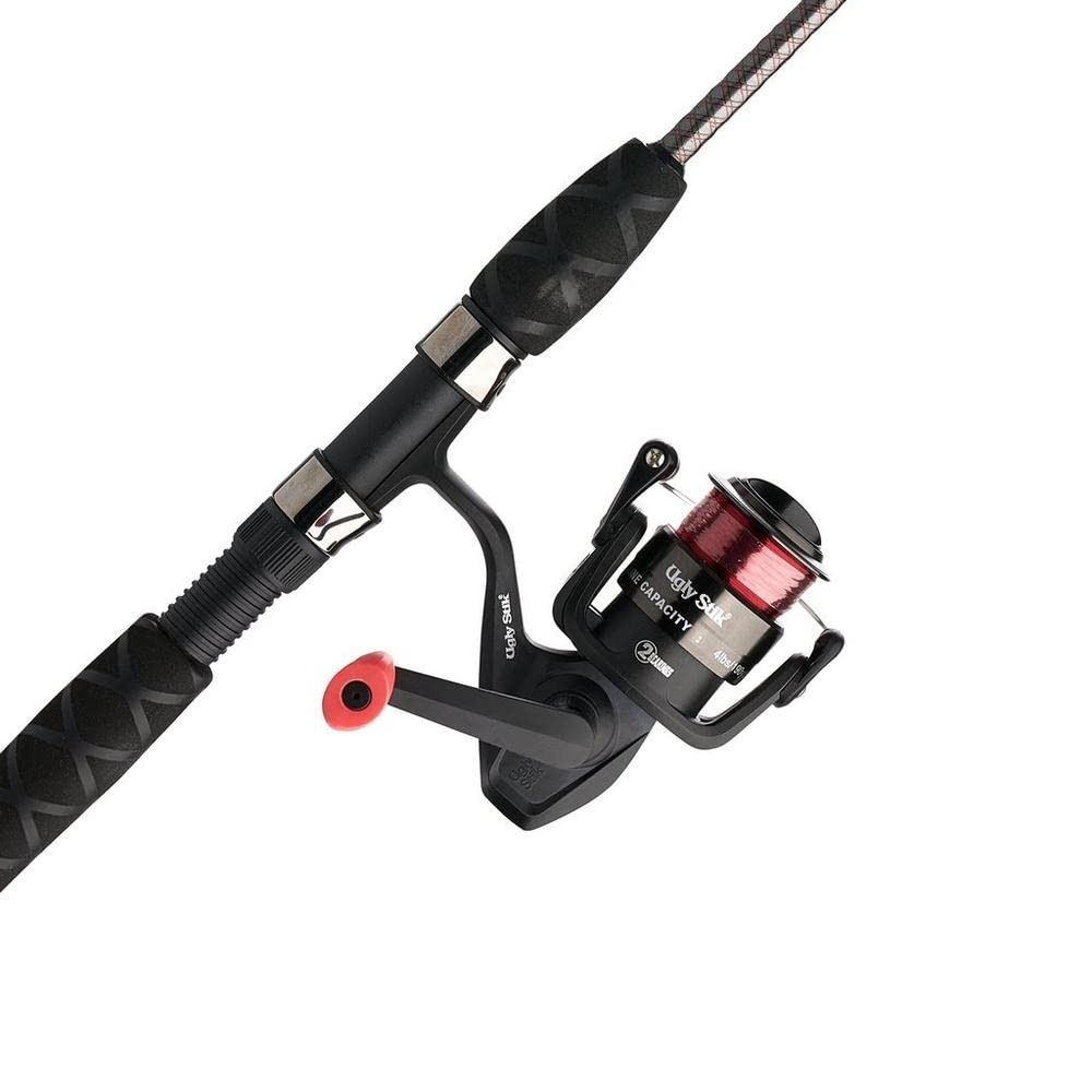 Ugly Tuff 8+ Spinning Reel and Fishing Rod Combo