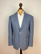 SUITSUPPLY x Ethomas WoolSilkLinenCashmere Half-Lined Sport Coat 44US54IT