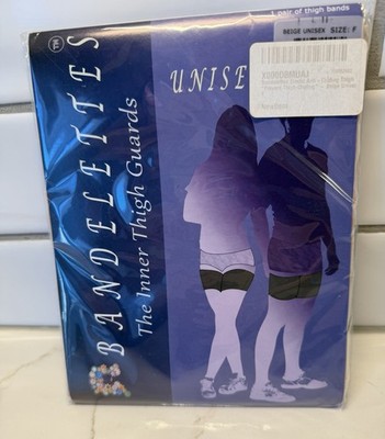 Bandelettes Anti-Chafing Non-Slip Thigh Bands Thigh-Highs Beige Size F 1 Pair