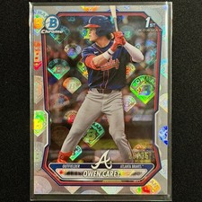2026 Bowman Chrome Owen Carey 1st Bowman Logo Refractor /35 Atlanta Braves