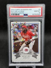 2024 Topps Wonderland Elly De La Cruz Rookie #6 Holiday Lights 1/10 Reds PSA 10