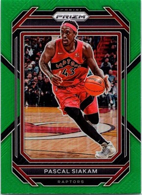 2022-23 Panini Prizm #29 Pascal Siakam Prizms Green