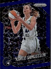 2025 Panini Prizm WNBA Karlie Samuelson 102 Minnesota Lynx Blue Velocity Prizms
