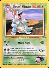 Giovanni's Nidoqueen 23/132 Rare Gym Challenge Pokemon Unlimited Lightly Played on eBay