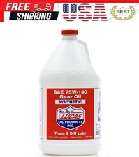 LUCAS OIL 10122 Synthetic SAE 75W-140 Gear Oil; 1 Gallon, Stock US- Not Ship AZ