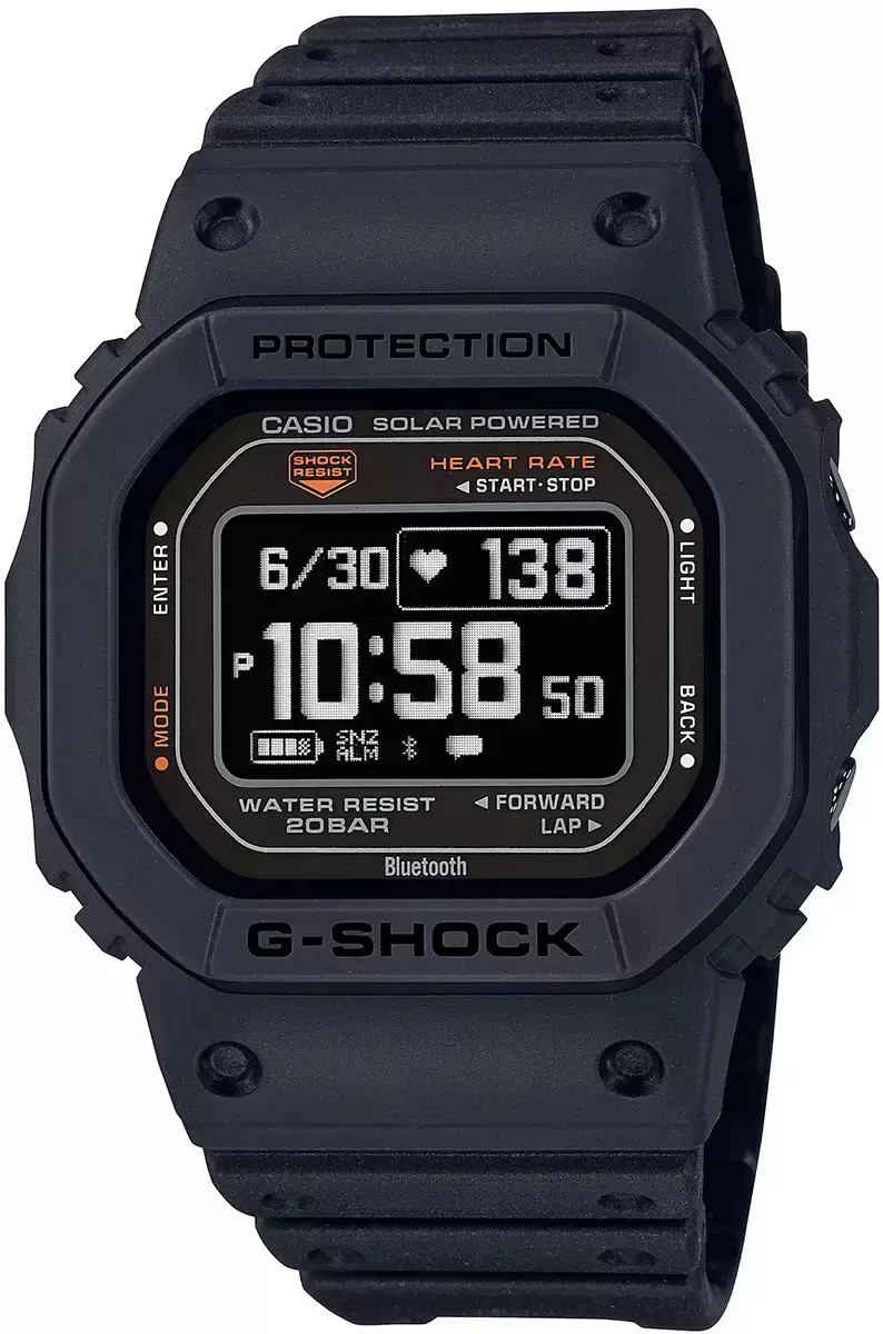 Orologio Uomo Casio G-SHOCK Resina bio G-SQUAD DW-H5600-1ER Nero